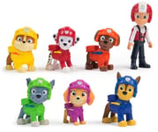 Paw Patrol - Pat Patrouille - Coffret Cadeau 7 Figurines Air Rescue - Figurine Pat Patrouille À Collectionner - Pat Patrouille Jouet - Cadeau Enfant 3 Ans et + - Jouet Enfant 3 Ans et +