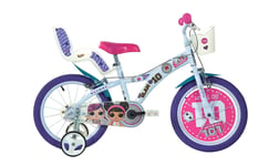 LOL Surprise Kids Bike 16" Childrens Pink Bicycle w/ Stabilisers Ages 5-8 Years