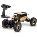 GRTVF 4X4 RC Off-Road Vehicle, 1:18 Scale Remote Control Car 2.4GHz Radio Controlled Monster Truck Four-Wheel Drive Omni-Directional Maneuver All Terrain Climbing Buggy Xmas Gift