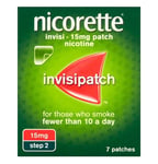 Nicorette Step 2 Invisi 15 mg 7 Patches - Expiry 03/2026