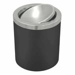 Tramontina 5L Rubbish Bin Dustbin Desk Office Kitchen Black Swing Top 94540/024