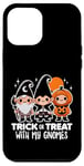 Coque pour iPhone 12 Pro Max Trick or Treat with my Gnomes Costume d'Halloween amusant et mignon