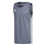 adidas Men's 3G Speed Reversible Jersey, Onix/White, XXL Tall