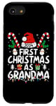 iPhone SE (2020) / 7 / 8 First Christmas As Grandma 2024 Family Matching New Grandma Case