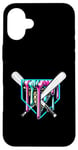 iPhone 16 Plus Baseball Home Plate Drip 2 Ice-Cream for Softball Case