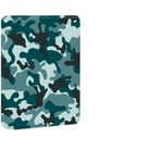 Étui avec Kindle Paperwhite,Compatible avec L'Étui Arrière en Cuir Kindle 8Th/10Th pour Paperwhite 1/2/3/4 Auto Sleep/Wake Smart Cover Gris Vert Camouflage, Paperwhite4 10E Génération