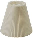 Linda Plisserad Lampskärm Ø18cm Vit