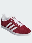 adidas Originals Gazelle Trainers - Burgundy, Yellow, Size 10, Men