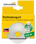 Schellenberg 44503 Sangle pour volet roulant, 14 mm, 4,5 m, Blanc