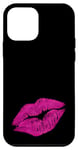 Coque pour iPhone 12 mini Pink Kissing Rouge à lèvres | Design parfait pour les fêtes des années 80