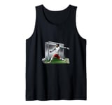 Soccer Ball Goal Graphic Tank Top