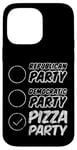 Coque pour iPhone 14 Pro Max Republican Party Decromatic Party Pizza Party --