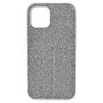 Swarovski High iPhone 12 Pro Max Case, Silver Tone Crystal Smartphone Case from the High Collection