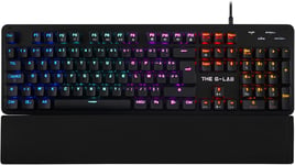 Keyz Carbon E Clavier Mécanique Gamer Azerty Blue Switches Ultra Précis-16 Effets De Rétro-Éclairage-Repose-Poignets Magnétique-Compatible Pc Ps4/Ps5 Xbox One/Series X-Nouveau 2022