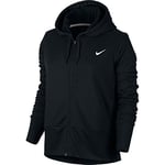 Nike NK Dry Hoodie, Womens, 857563, black/white, XL