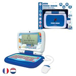 Lexibook, Power Junior, Ordinateur Portable éducatif bilingue FRANÇAIS/NÉERLANDAIS avec 40 activités Dont Une Nouvelle façon d'apprendre à Lire et à Compter, JC398i10