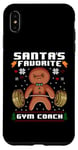 iPhone XS Max Santas Favorite Gym Coach Gingerbread Man Workout Christmas Case