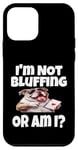 Coque pour iPhone 12 mini Gagnant de la soirée de jeu de cartes I'm Not Bluffing or I Card Game