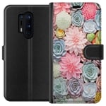 OnePlus 8 Pro Sort Lommebokdeksel Växter