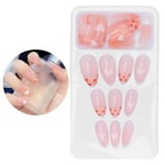 Artificial Fake Nails ABS Full Cover False Nails Tips Press On Nails Leopard