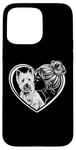 iPhone 15 Pro Max West Highland White Terrier Dog Art Valentine's Day Heart Case