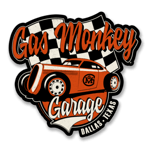 Gas Monkey Garage Racing Sticker, Accessories