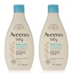 Aveeno Baby Daily Care Hair and Body Wash 250ml (2 Pack)