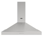 Belling 100cm CookCentre Pyramid Chimney Cooker Hood - Stainless Steel 444411669