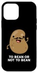 Coque pour iPhone 12 mini To Bean Or Not To Bean Funny Jeu de mots végétariens