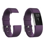 Fitbit Charge 2 Replacement Bands Classic Purple Small - One Size