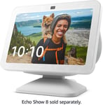 Echo Show 8 3rd generation Adjustable Stand with USB-C Charging Port | Glacier