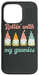 Coque pour iPhone 13 Pro Nain de jardin de Noël Rolling With My Gnomies