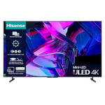 HISENSE 85 Inch 144Hz ULED Mini-LED Smart TV 85U7KQTUK - 144Hz VRR, HDMI 2.1, Quantum Dot Colour, Dolby Vision IQ, VIDAA Smart TV, and Youtube, Freeview Play, Netflix and Disney+ (2023 Model)