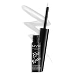 NYX Professional Makeup Eyeliner Liquide Semi-Permanent Epic Wear, Longue Tenue, Waterproof, Maquillage et Body Art Créatif, Fini Mat, Couleur : Blanc