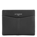 Le Tanneur, porte cartes, portefeuille, en cuir, charlotte, femme, 4 compartiments cartes, poche billets, anti-rfid, porte-billets, pour cartes de crédit et de visites.