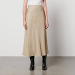 By Malene Birger Boshan Satin-Twill Midi Skirt - DK 42/UK 14