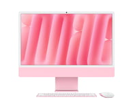 Apple iMac 24" (October 2024)  4.5K Retina display  M4 chip 8CPU/8GPU  16GB RAM  256GB SSD  Pink