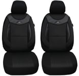 Housses de siège sur Mesure compatibles avec VW Caddy IV conducteur et Passager à partir de 2015 Numéro de Couleur : 04