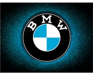 Magnet BMW Logo blue shine 6x8cm