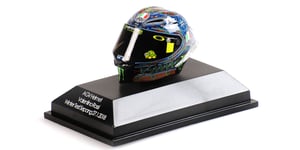 1:8 Minichamps Casco Agv Valentino Rossi Winter Test Sepang 2018 399180076 Model