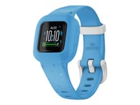 Garmin Vivofit Jr. 3 - Aktivitetspårare Med Band - Silikon - Blue Stars - Handledsstorlek: 130-175 Mm - Bluetooth - 25 G