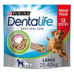 Purina DentaLife Maxi - Maxi Pack - Hygiène Bucco-dentaire au Quotidien - 426 g - 12 Bâtonnets à Mâcher pour Chiens de Grande Taille - Lot de 5