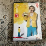 Official Roald Dahl Charlie Bucket Costume Childrens Medium Age 7-9 Book Week