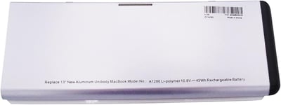 10.8V 45Wh Batterie Ordinateur Portable A1280 A1278 pour Apple MacBook 13"" A1278 (Fin 2008) pour Apple MacBook 13 Pouces Aluminium unibody MB466CH/A MB466D/A MB466J/A MB466LLA MB466LL/A.[G245]