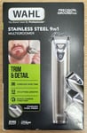 Wah Stainless Steel Cordless 9 in 1 Lithium Ion Trimmer Kit Titanium shaver