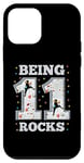 Coque pour iPhone 12 mini 11 ans escalade 11e anniversaire aventures grimpeur