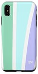 iPhone XS Max Art Deco Design Pastel Rainbow Colours Case