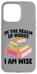 Coque pour iPhone 15 Pro Max Lecteur de livres pour enfants, bibliothèque, livres