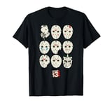 Friday The 13th Jason Masks T-Shirt