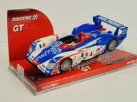 Slot car scx scalextric 6333 Audi R8 #4 PLAYSTATION 24h.Le Mans 2005